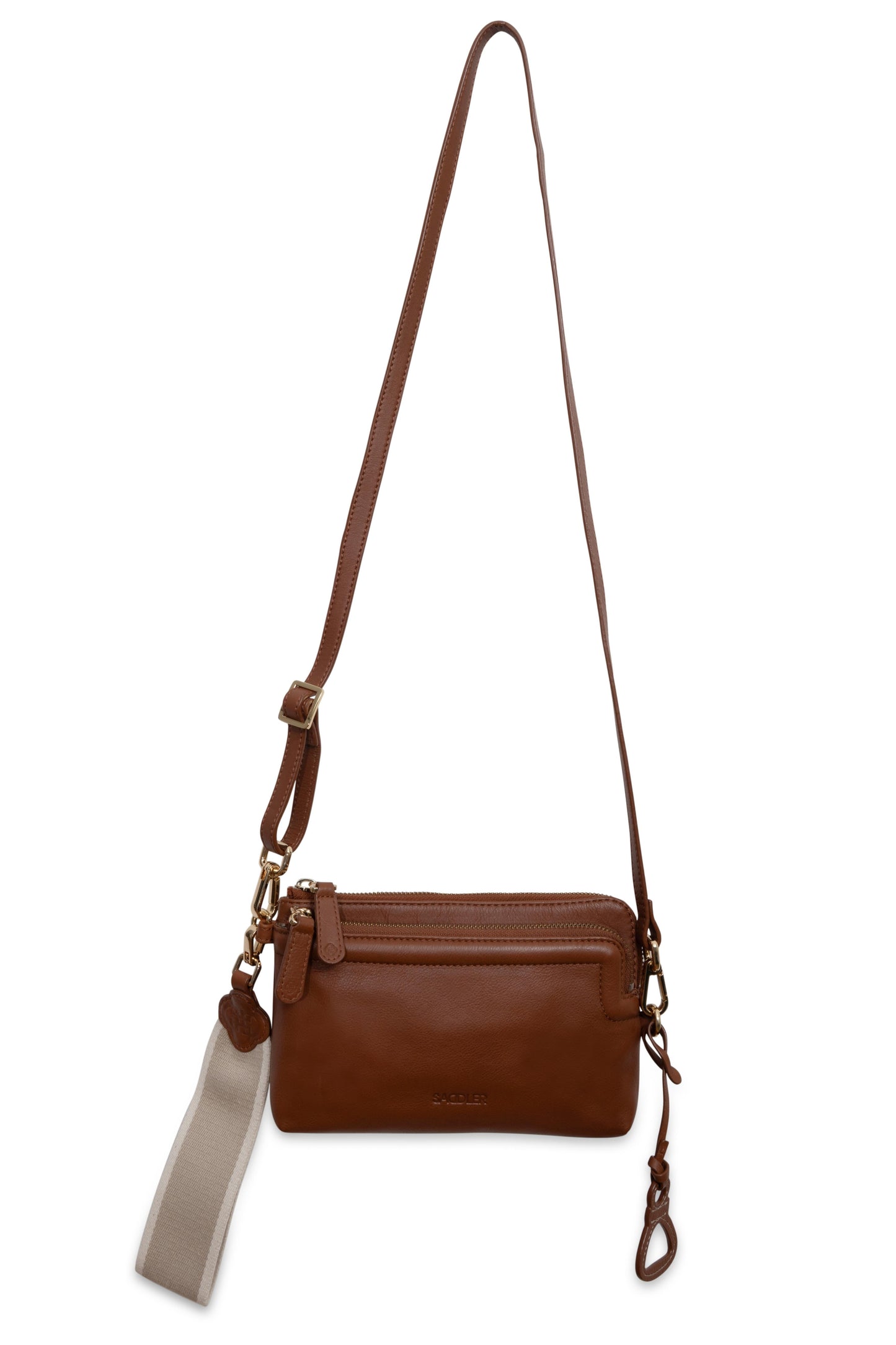 Heather Leather Clutch & Crossbody Bag - Handmade by Saddler – Versatile & Compact