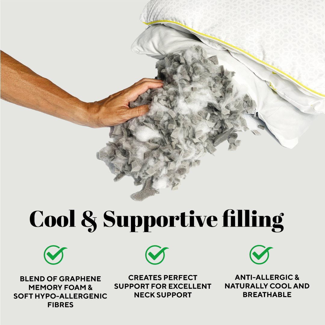 Brightr® Stella Hybrid Adjustable Pillow bundle