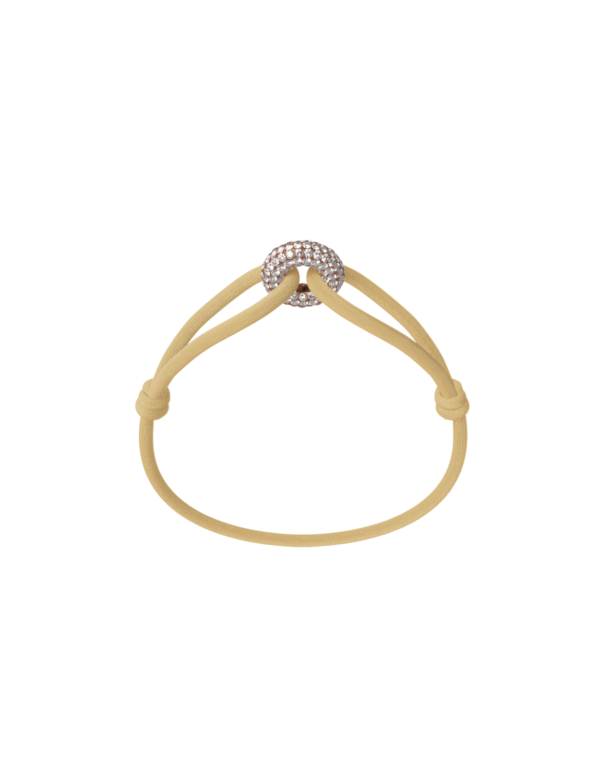 Rose Soho Pavé Cord Bracelet