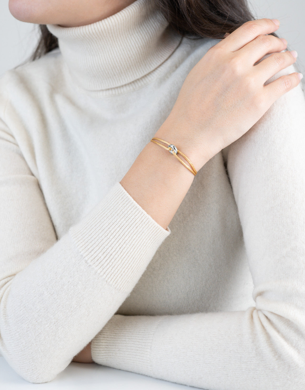 Mini Silver Soho Cord Bracelet