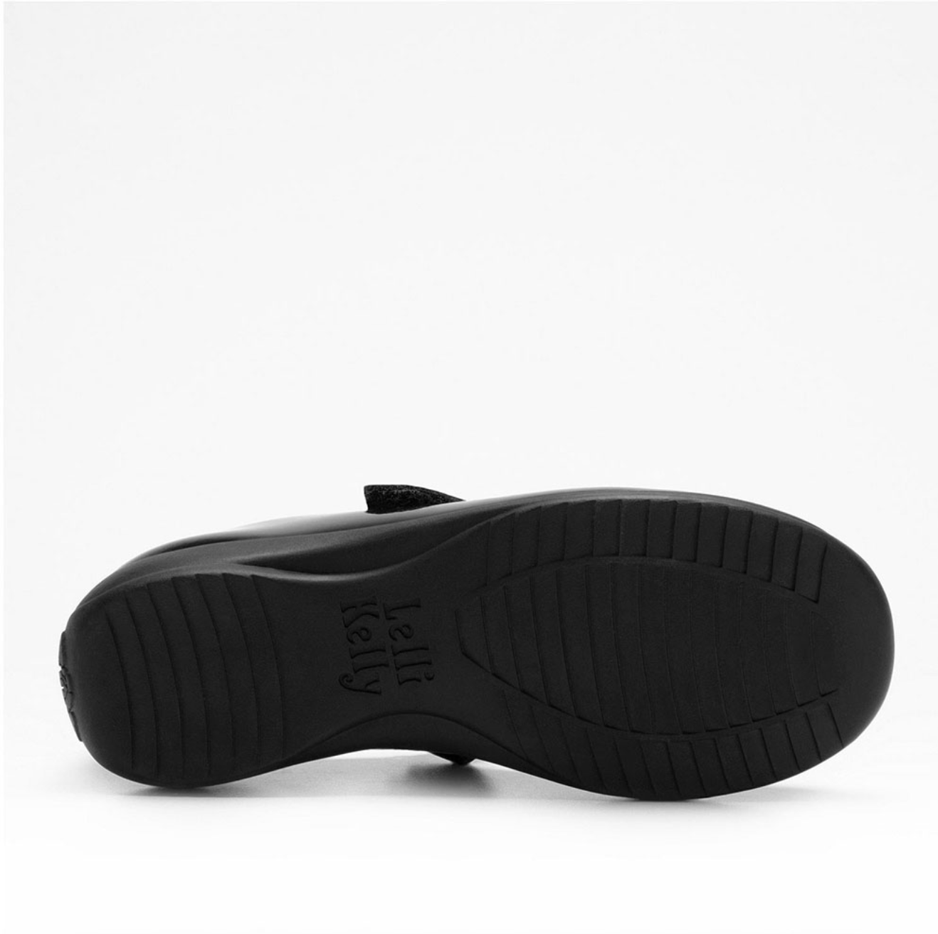 Lelli Kelly Girls Luna 2 With Detachable Butterfly School Shoe F & G Fitting - Black Patent
