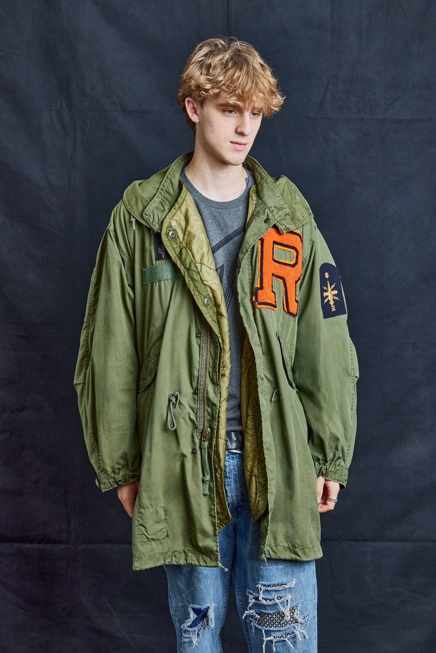 Orange R Parka