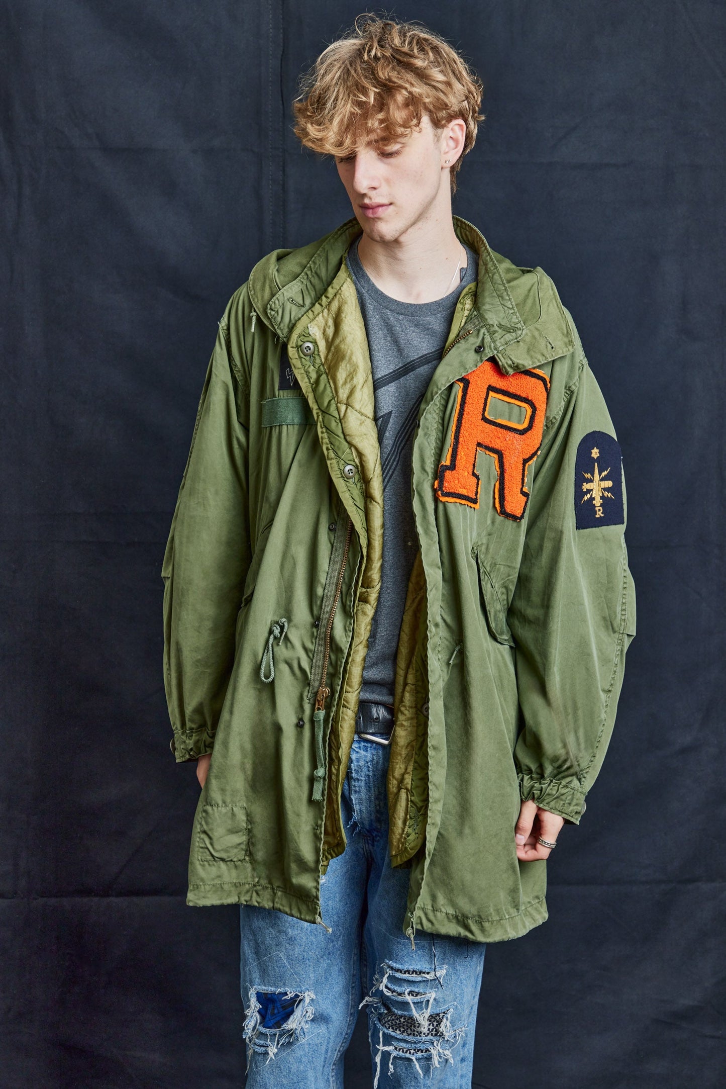 Orange R Parka