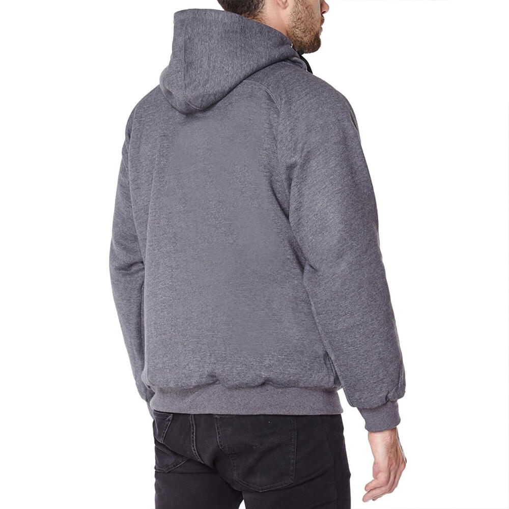 Knife Resistant Anti Slash Hooded Top in Grey