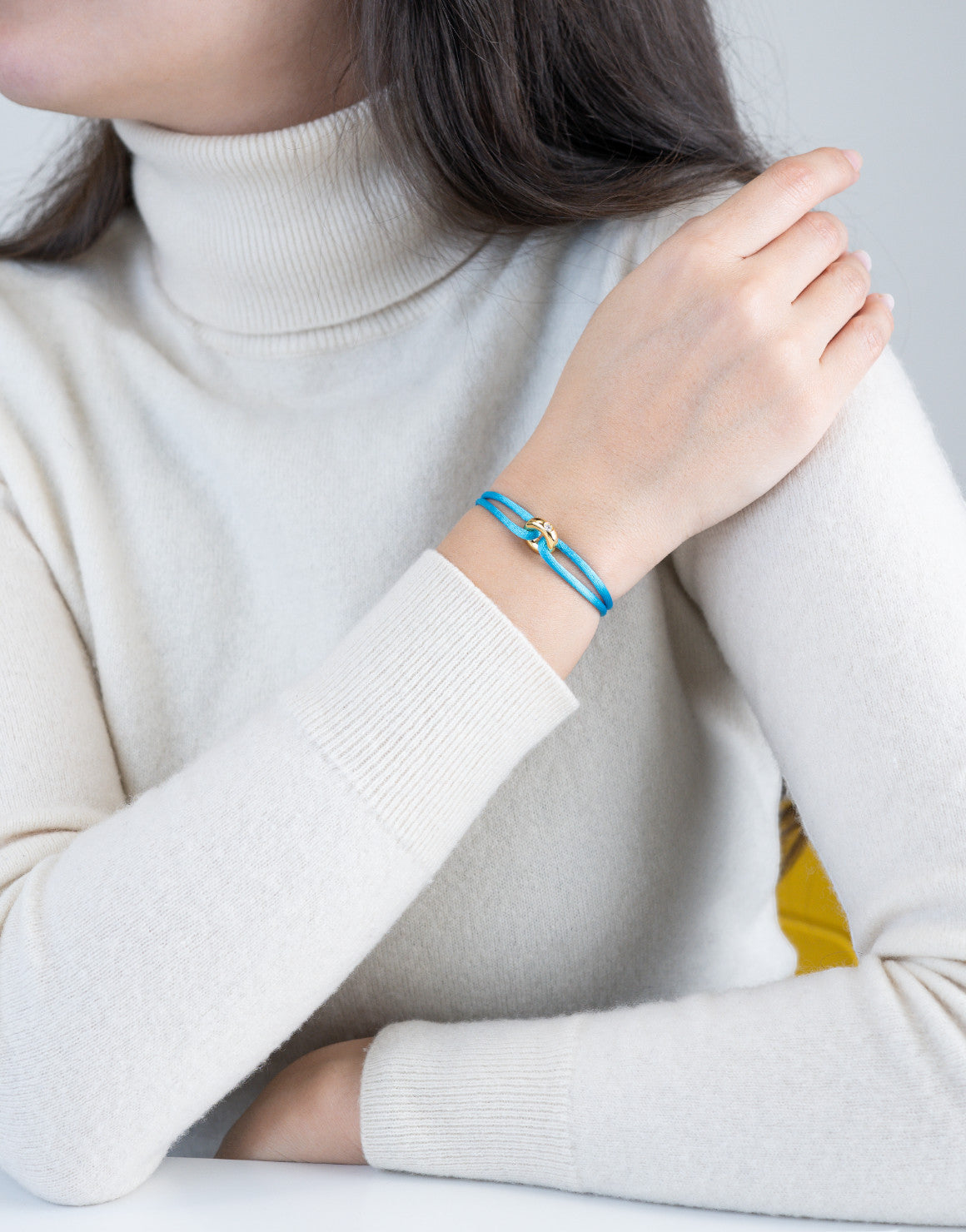 Golden Soho Diamond Cord Bracelet