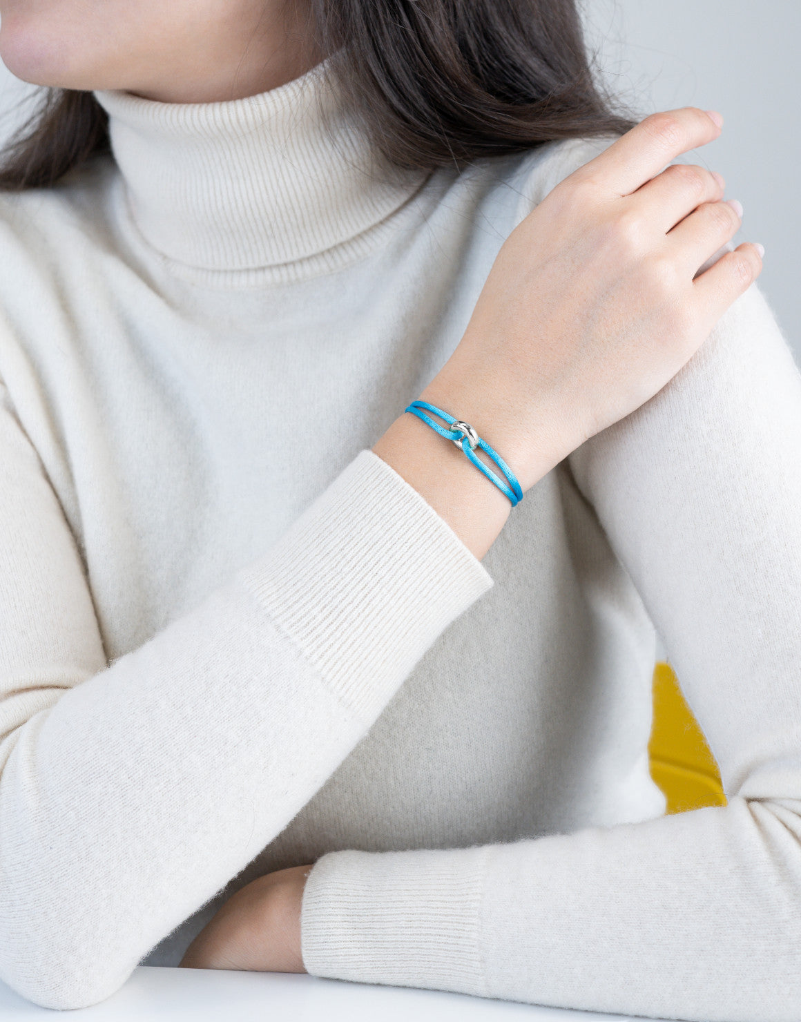 Silver Soho Cord Bracelet