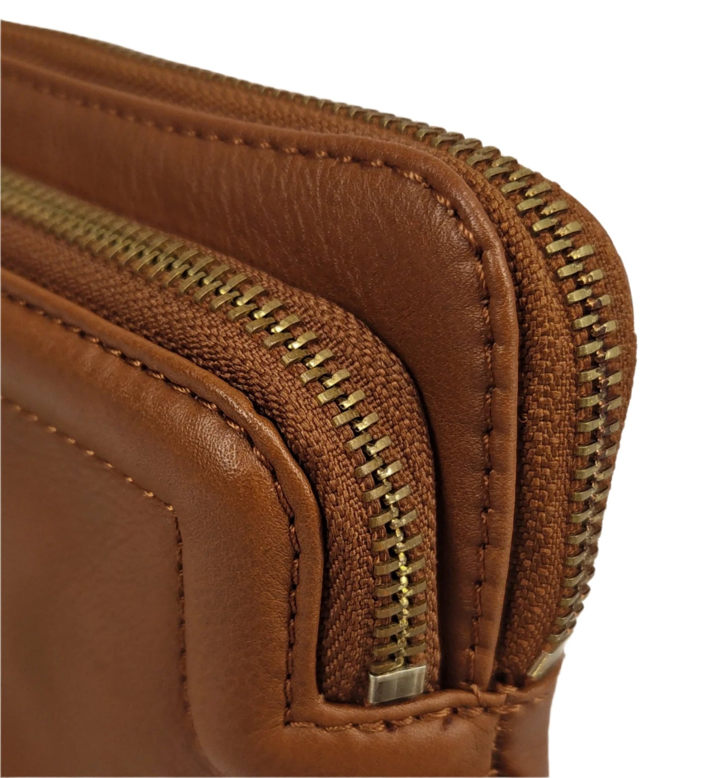 Heather Leather Clutch & Crossbody Bag - Handmade by Saddler – Versatile & Compact