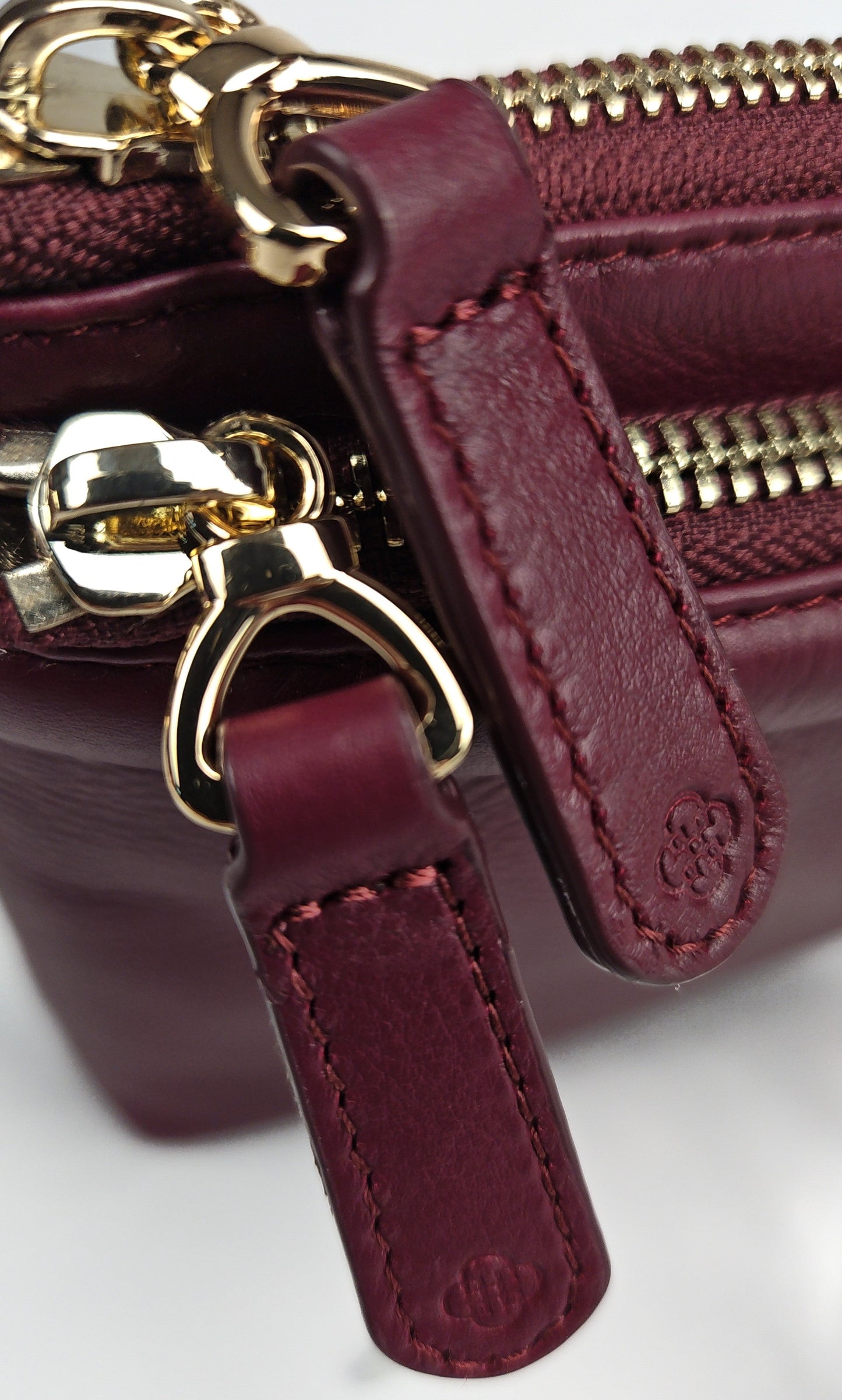 Heather Leather Clutch & Crossbody Bag - Handmade by Saddler – Versatile & Compact