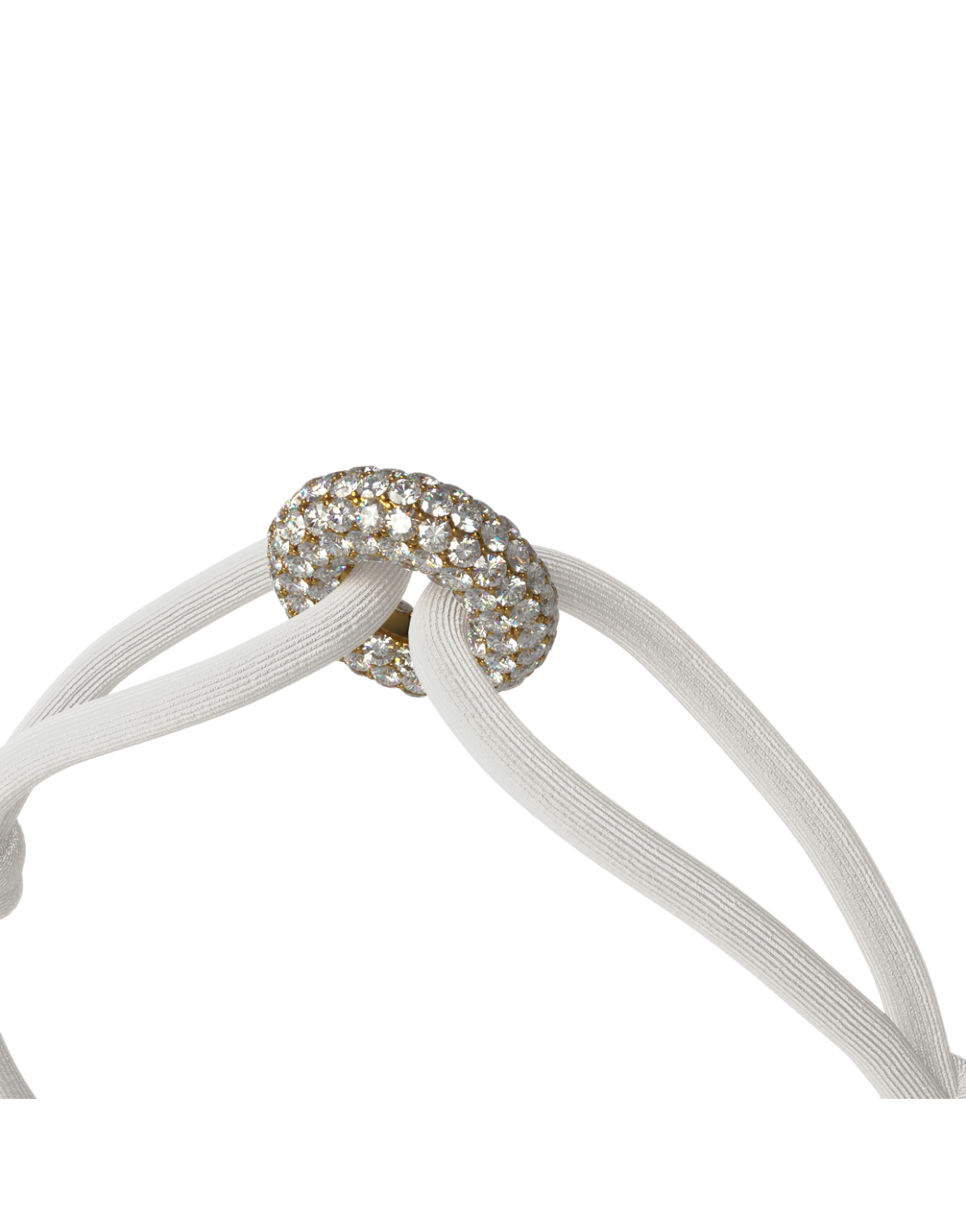 Golden Soho Pavé Cord Bracelet