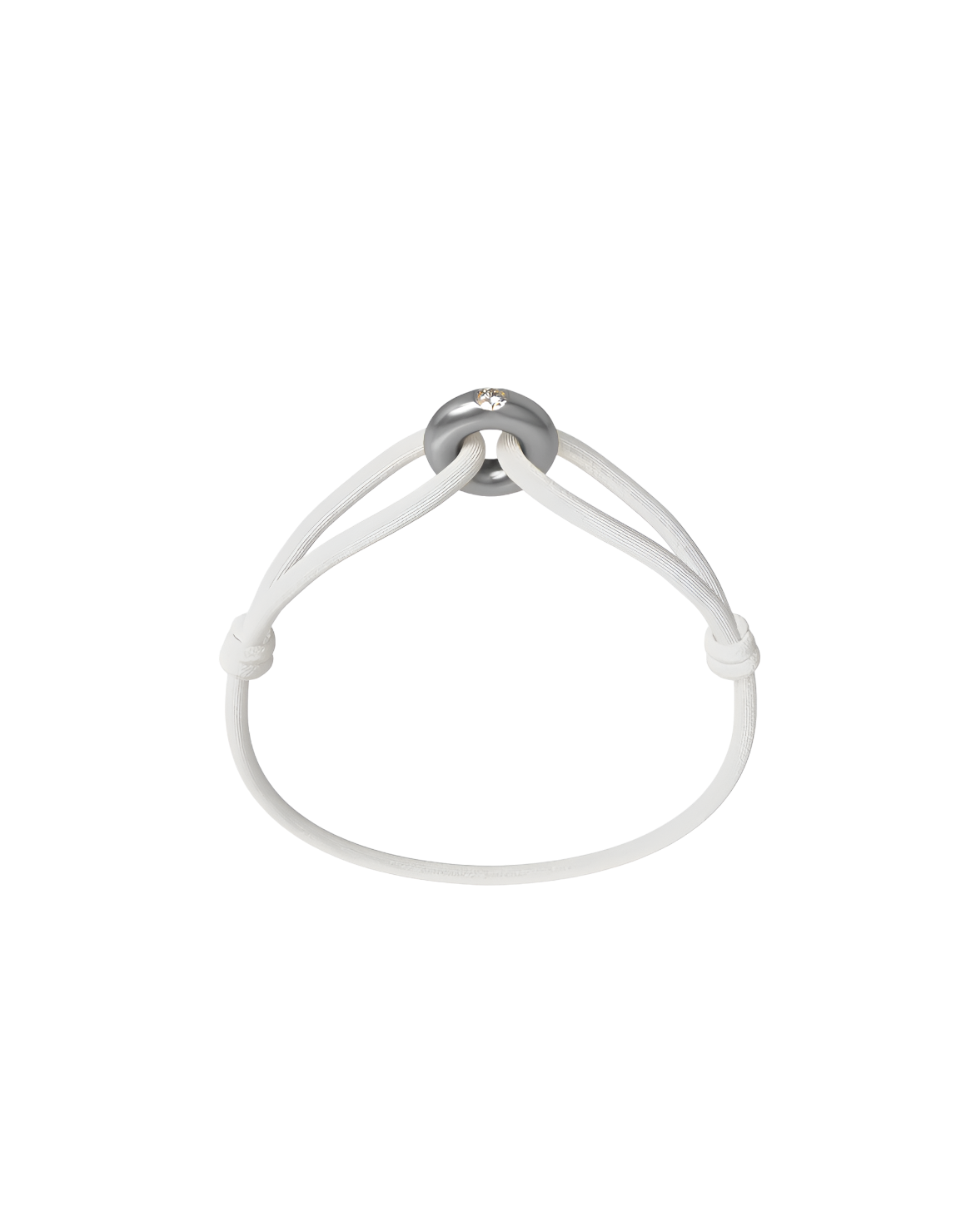 Silver Soho Diamond Cord Bracelet