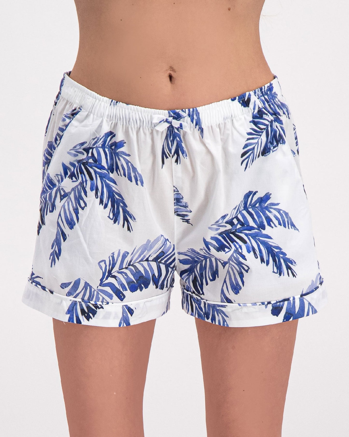 Women's Lounge Shorts - Hand Leaf