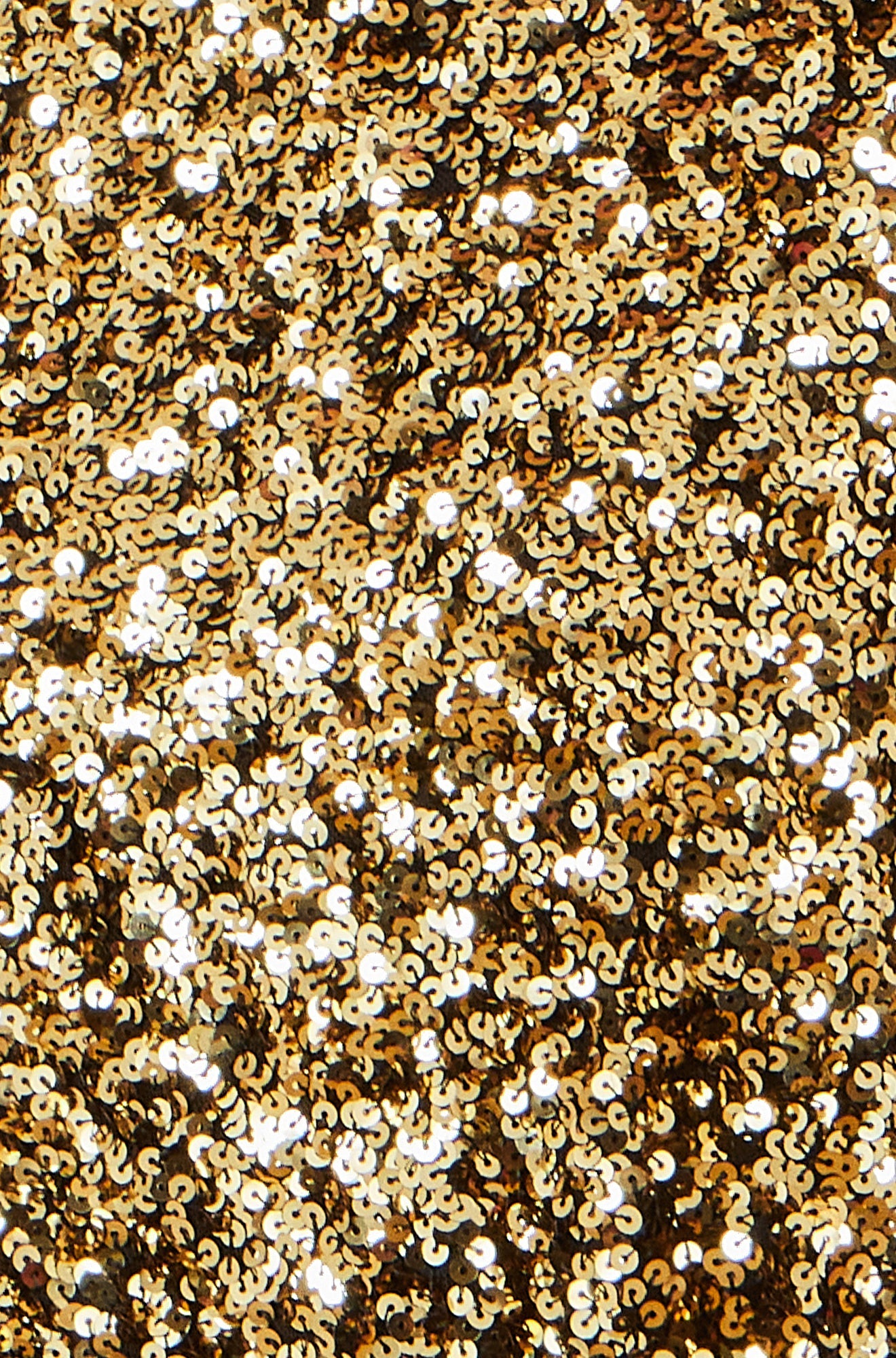 Yumi Gold Sequin Top Stretch Jumpsuit