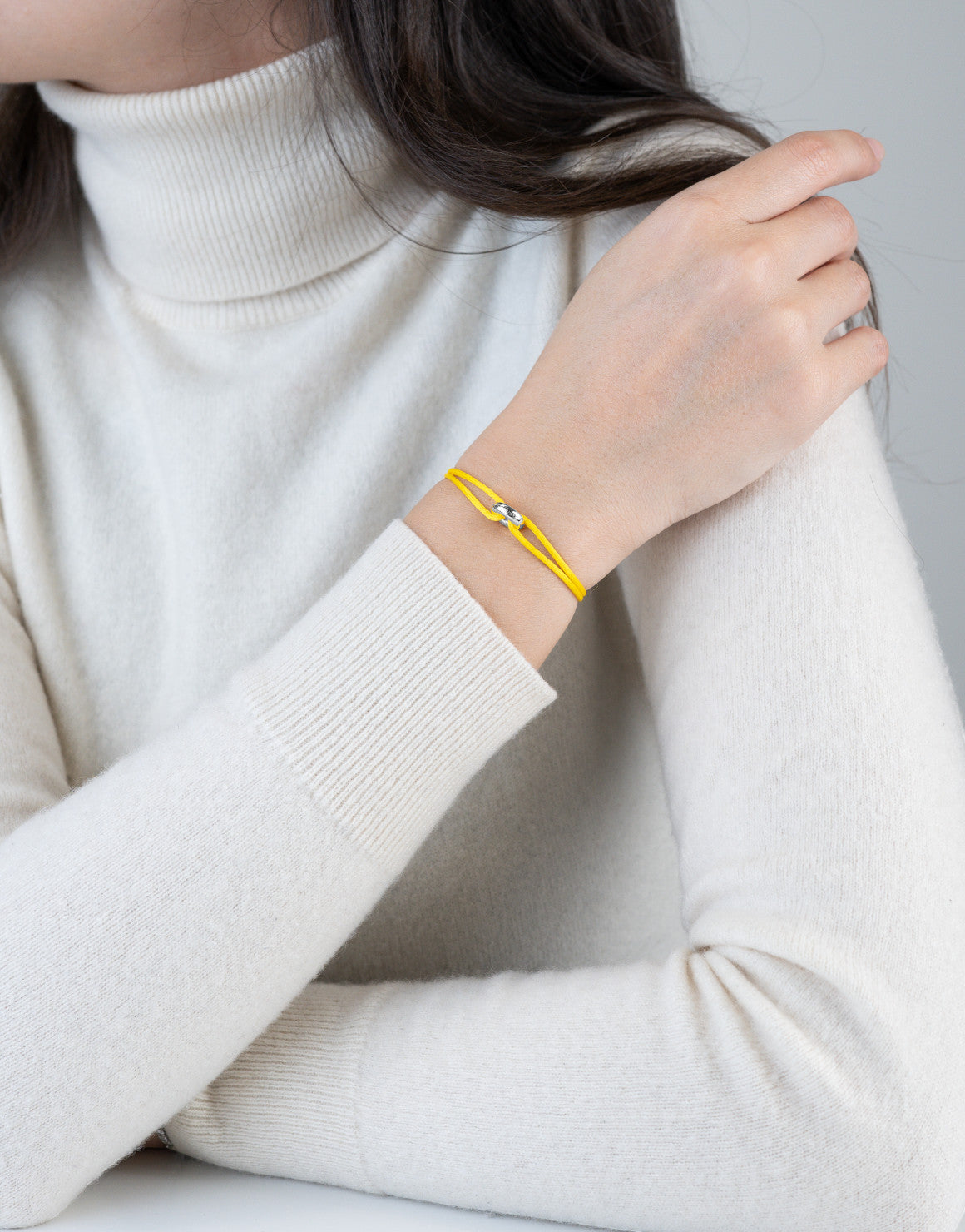 Mini Silver Soho Cord Bracelet