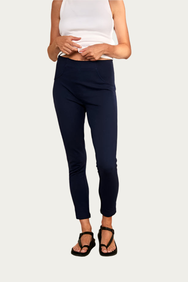 Bshirt Post Natal Leggings in Navy