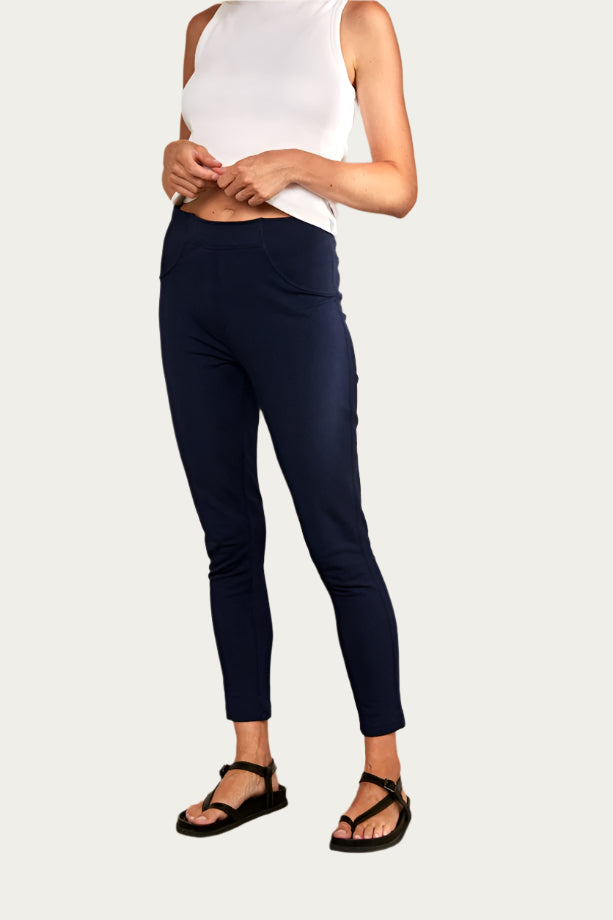 Bshirt Post Natal Leggings in Navy