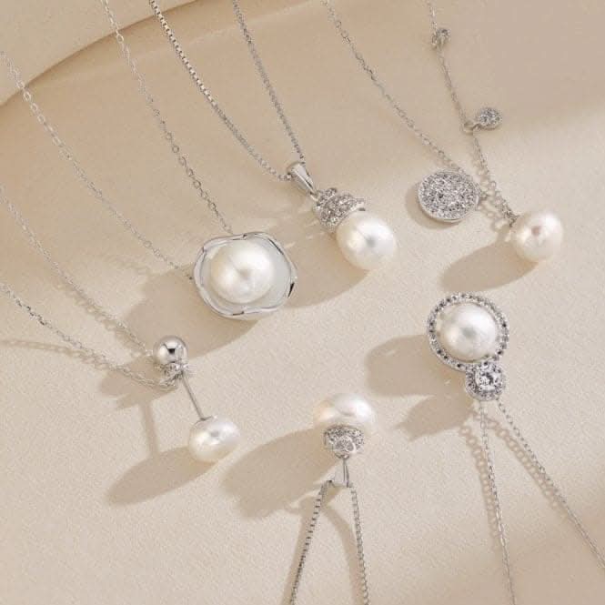 Fresh Water Pearl Disc Necklace ERLN018