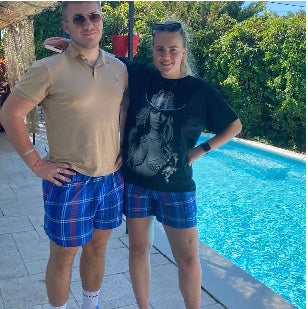 Blue Whale short shorts