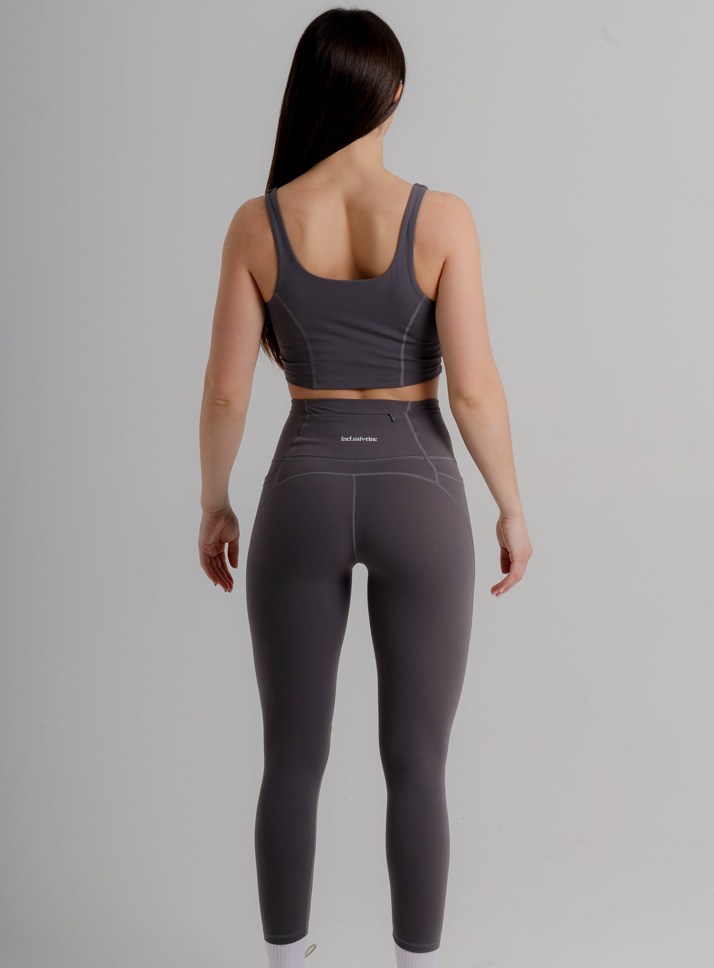 Active Grey Sports Bra