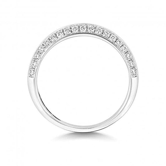 Wedding Band Platinum Diamond Half Eternity Ring WP273