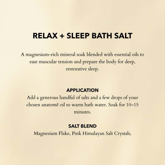 Relax + Sleep Chamomile Bath Salts