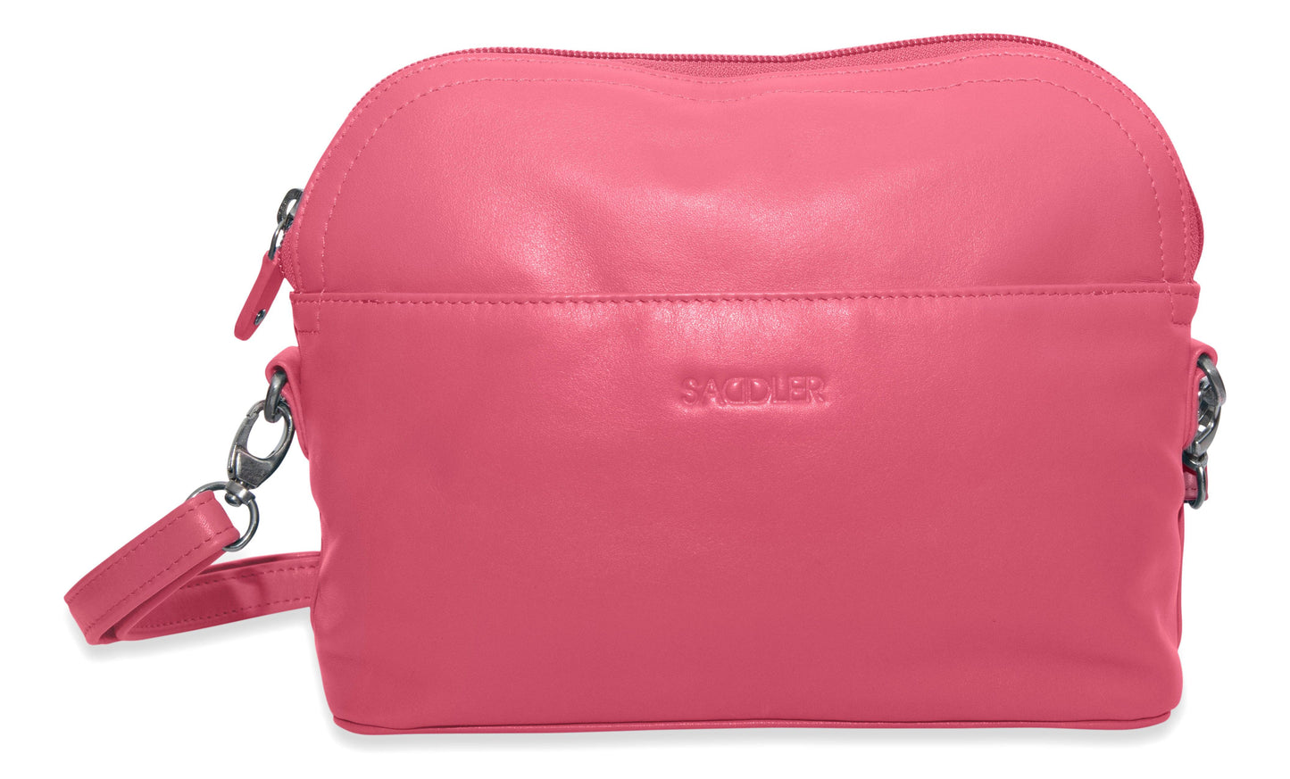 SADDLER BROOKLYN Leather Zip Top Handbag - Adjustable Shoulder Strap, Multiple Pockets - RFID Protected