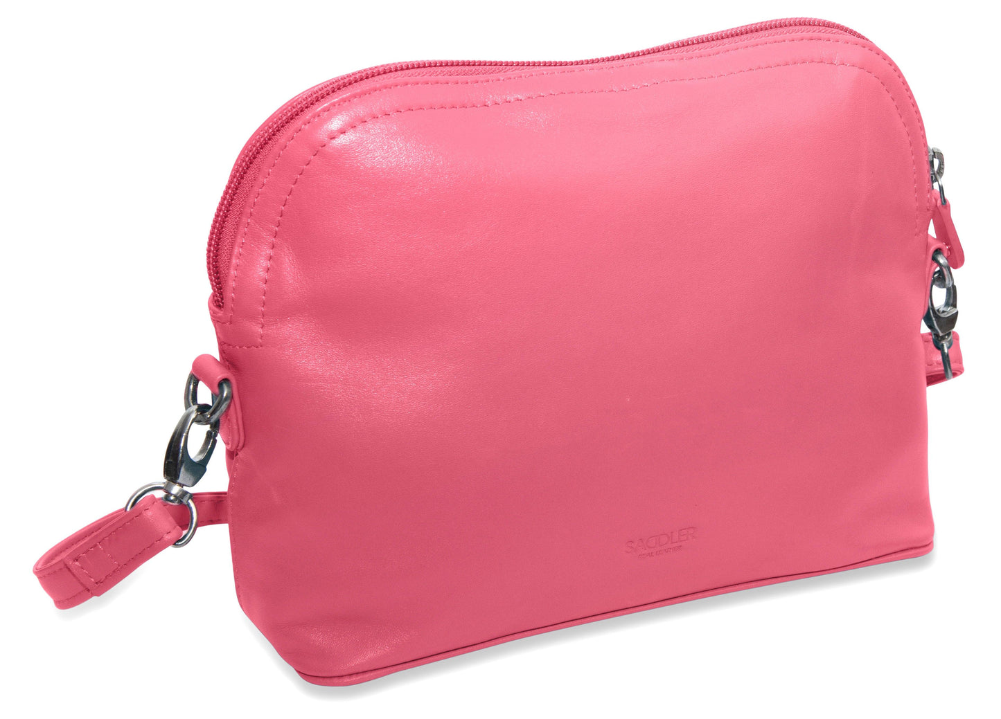 SADDLER BROOKLYN Leather Zip Top Handbag - Adjustable Shoulder Strap, Multiple Pockets - RFID Protected