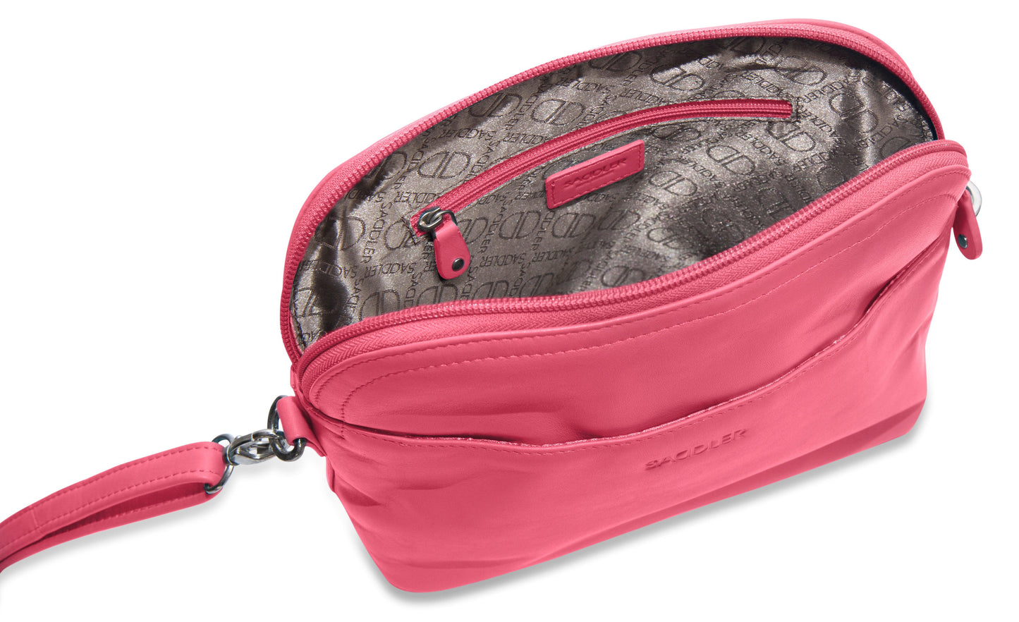SADDLER BROOKLYN Leather Zip Top Handbag - Adjustable Shoulder Strap, Multiple Pockets - RFID Protected