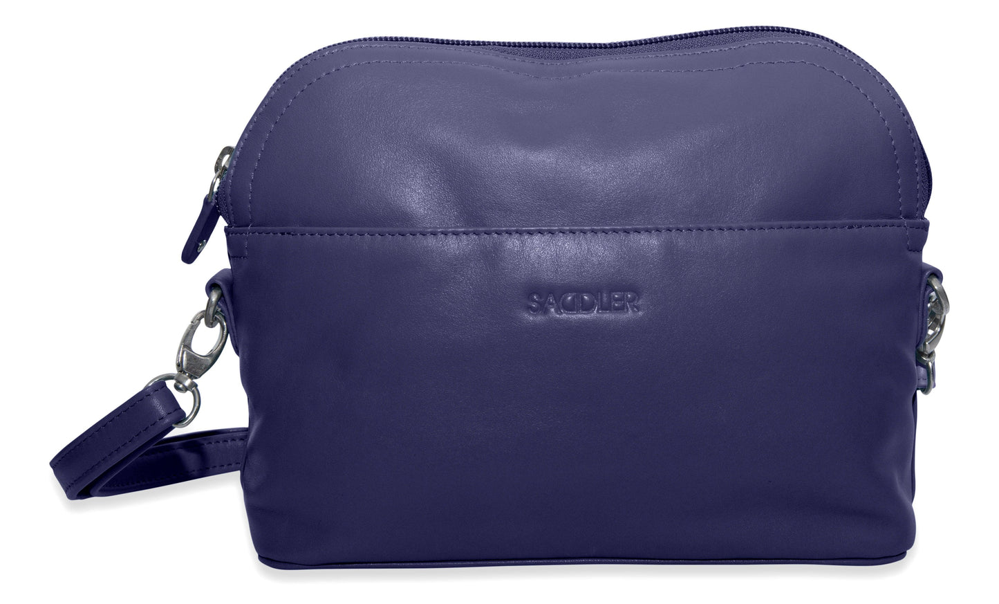 SADDLER BROOKLYN Leather Zip Top Handbag - Adjustable Shoulder Strap, Multiple Pockets - RFID Protected