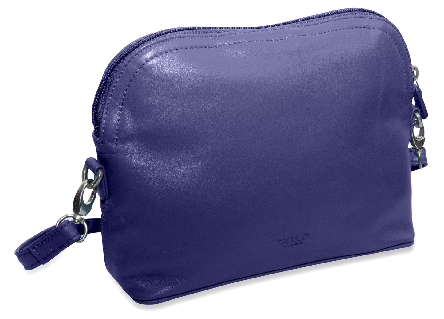 SADDLER BROOKLYN Leather Zip Top Handbag - Adjustable Shoulder Strap, Multiple Pockets - RFID Protected