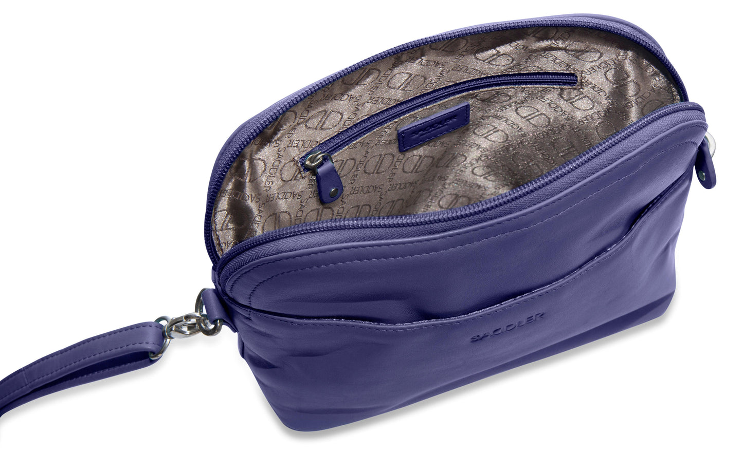 SADDLER BROOKLYN Leather Zip Top Handbag - Adjustable Shoulder Strap, Multiple Pockets - RFID Protected
