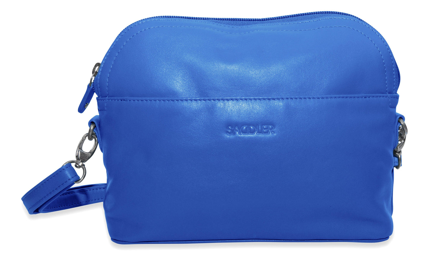 SADDLER BROOKLYN Leather Zip Top Handbag - Adjustable Shoulder Strap, Multiple Pockets - RFID Protected