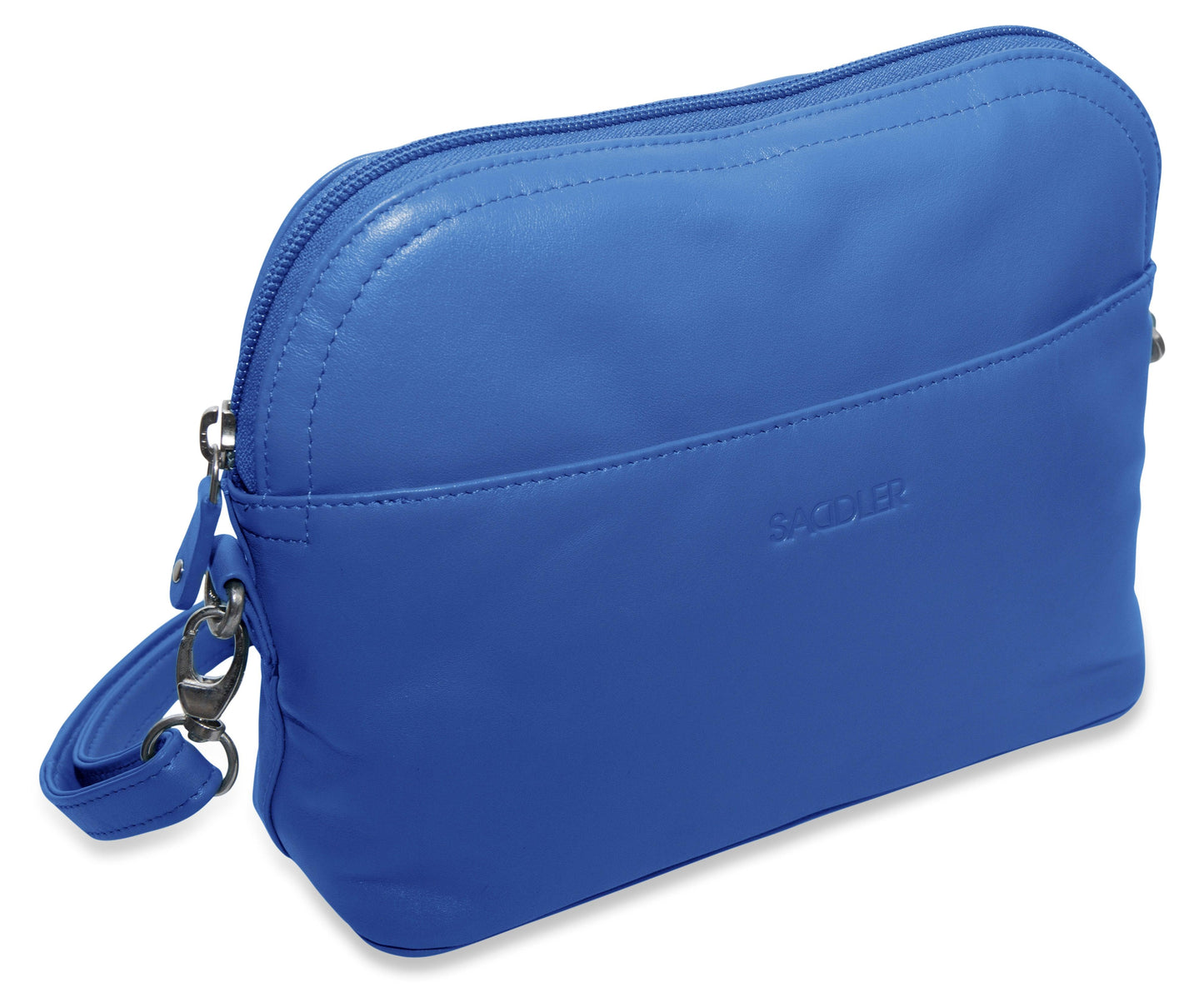 SADDLER BROOKLYN Leather Zip Top Handbag - Adjustable Shoulder Strap, Multiple Pockets - RFID Protected