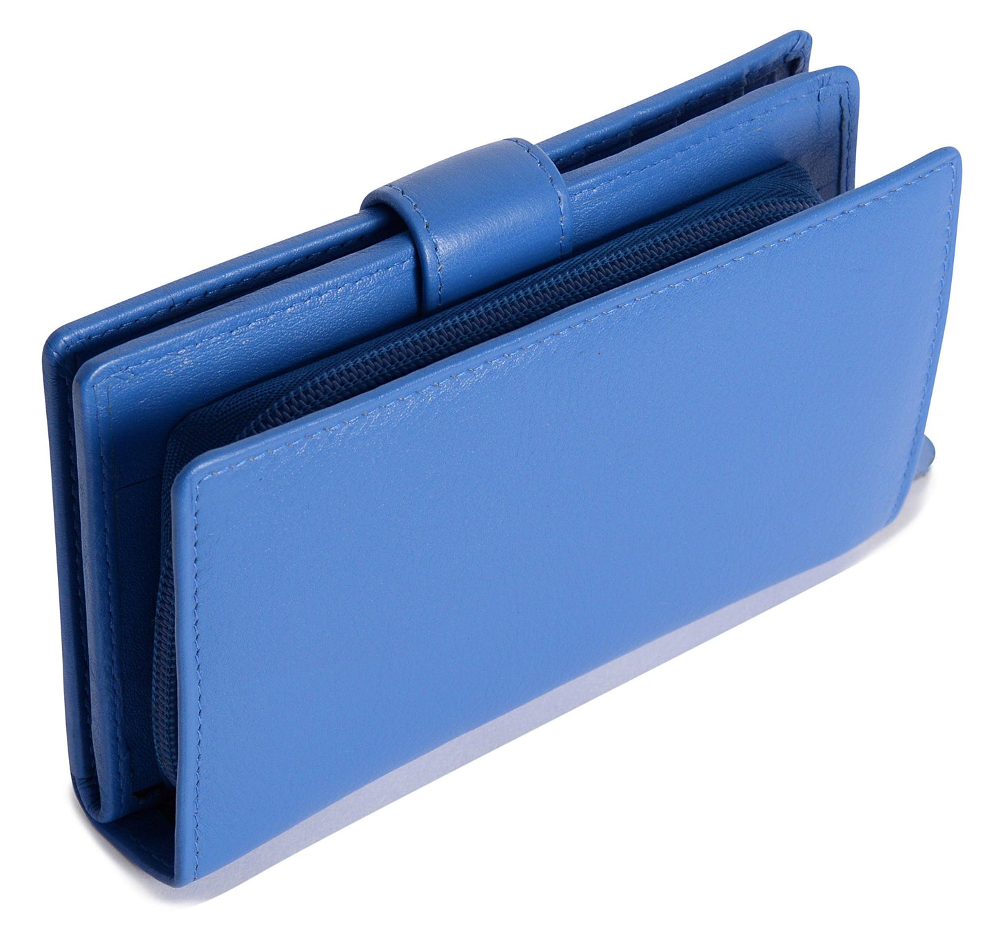 Mid-Size Leather Purse Wallet "Holly" – Handmade by Saddler | RFID Protected & Gift Boxed
