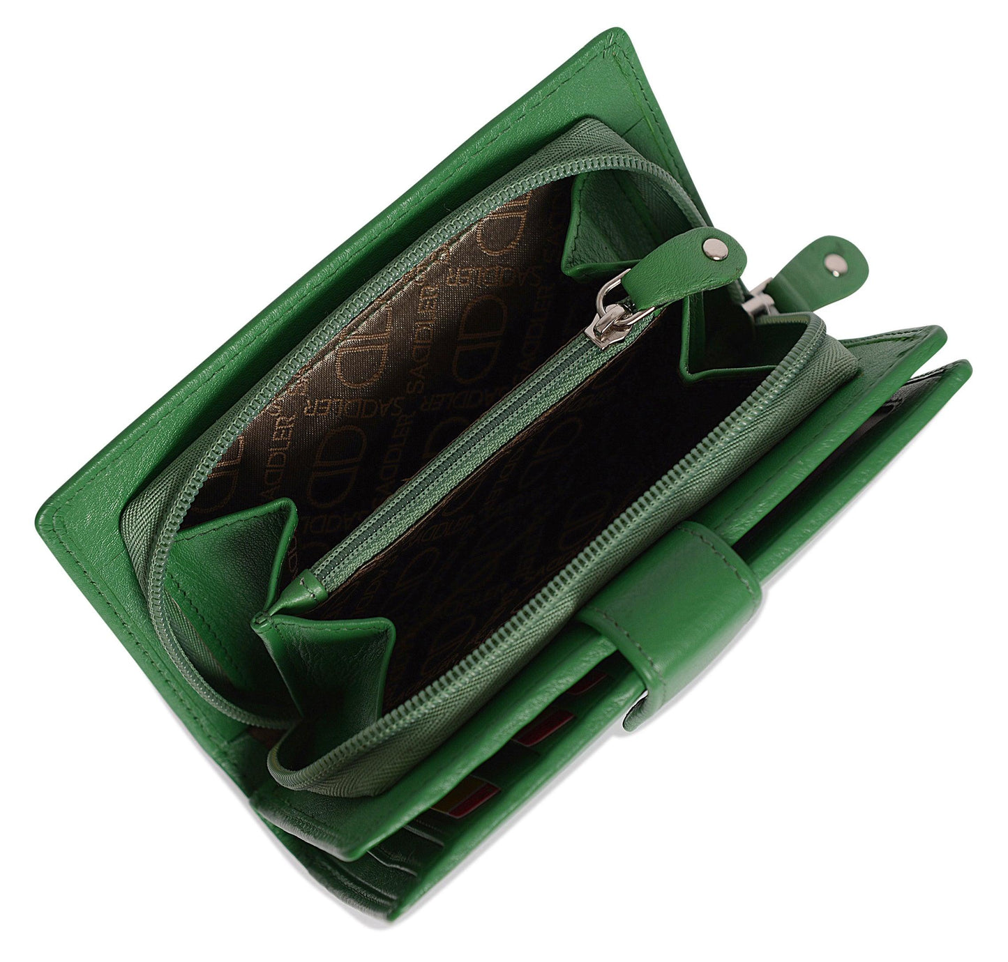 Mid-Size Leather Purse Wallet "Holly" – Handmade by Saddler | RFID Protected & Gift Boxed