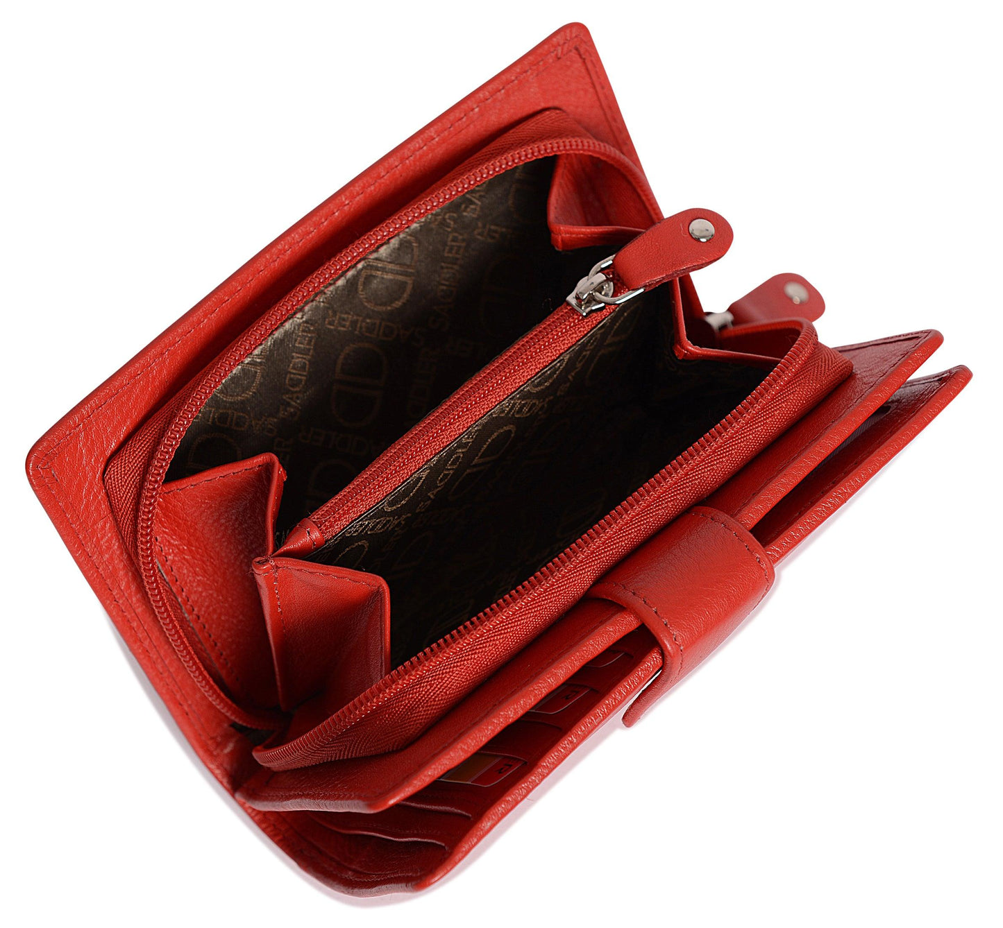 Mid-Size Leather Purse Wallet "Holly" – Handmade by Saddler | RFID Protected & Gift Boxed
