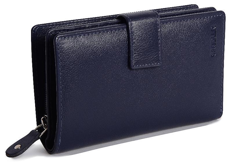 Mid-Size Leather Purse Wallet "Holly" – Handmade by Saddler | RFID Protected & Gift Boxed