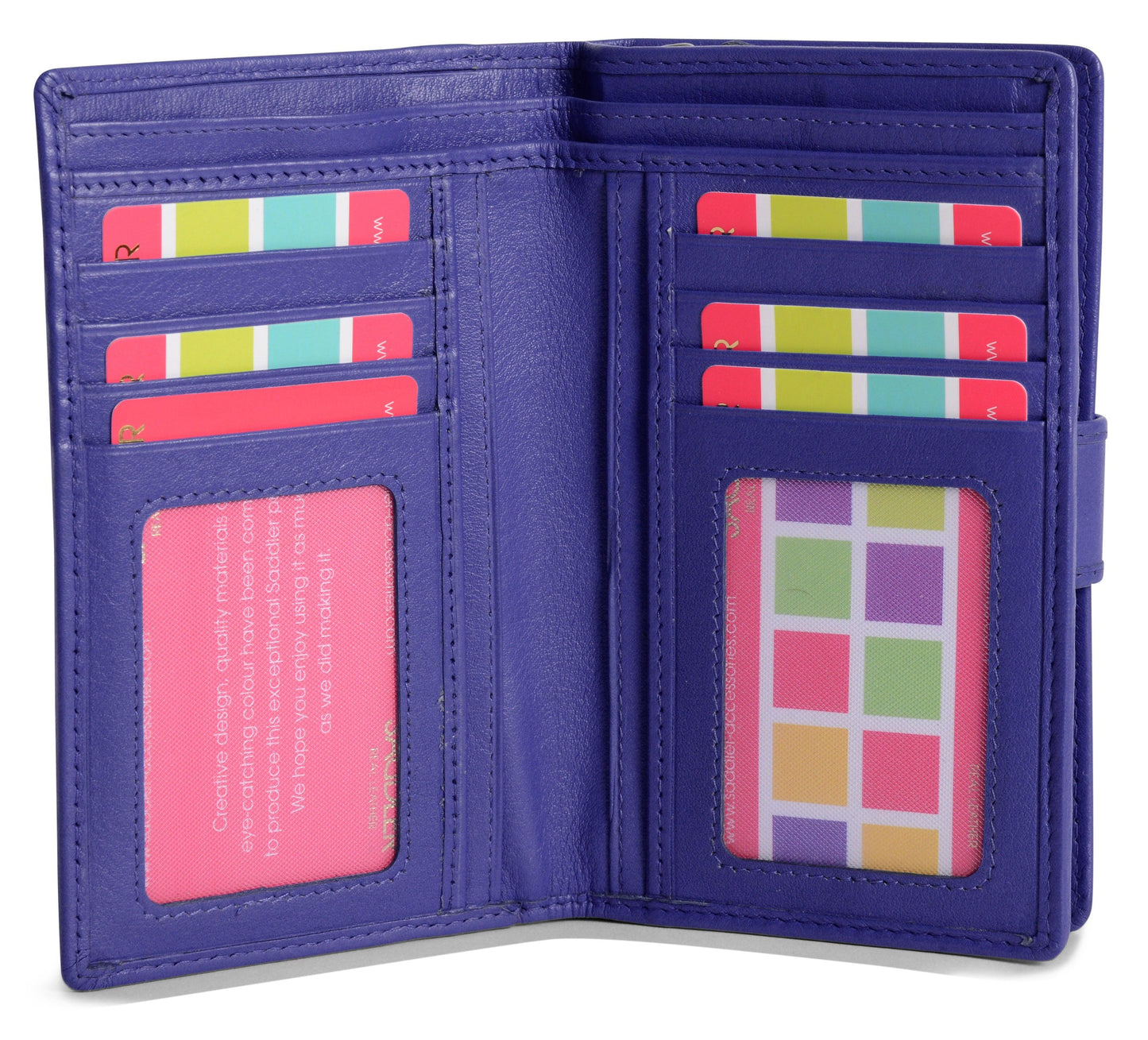 Mid-Size Leather Purse Wallet "Holly" – Handmade by Saddler | RFID Protected & Gift Boxed