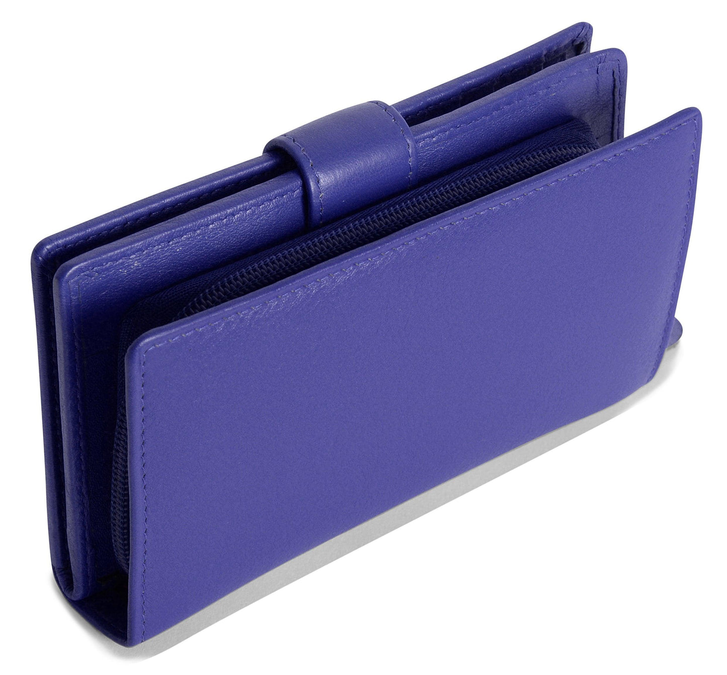 Mid-Size Leather Purse Wallet "Holly" – Handmade by Saddler | RFID Protected & Gift Boxed