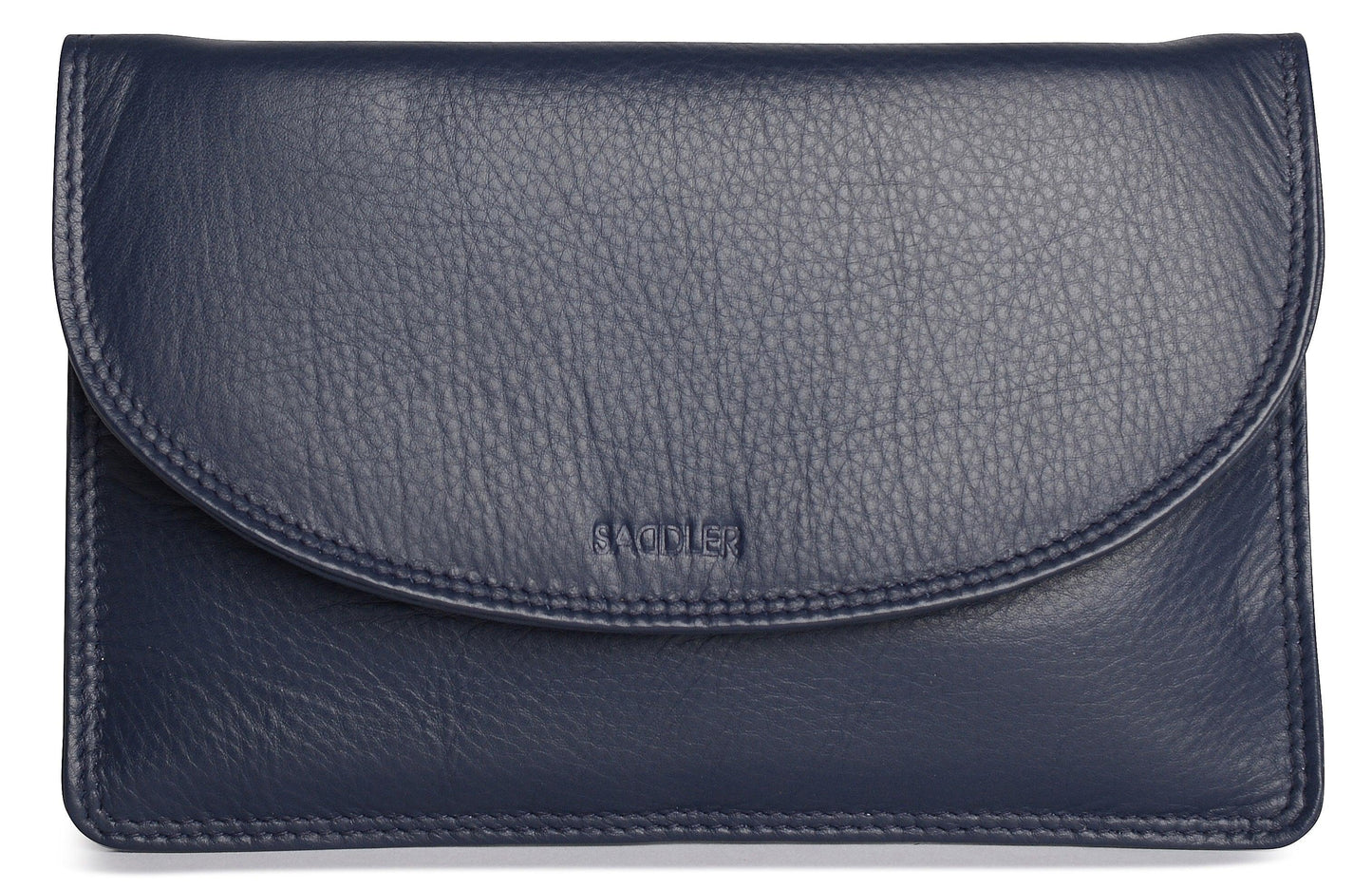 SADDLER ISABELLE Leather Slimline Crossbody Bag - Adjustable Strap, Multiple Pockets, Magnetic Closure - RFID Protected
