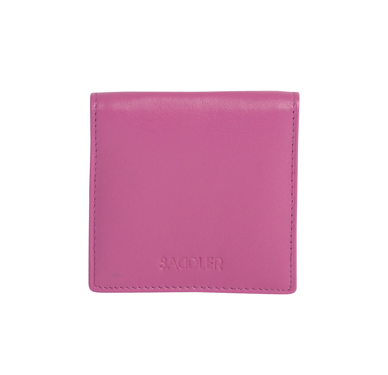 SADDLER POPPY Leather Square Mini Tray Purse
