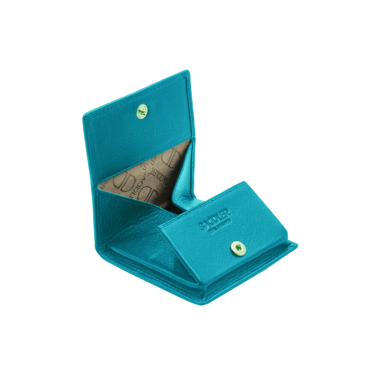 SADDLER POPPY Leather Square Mini Tray Purse