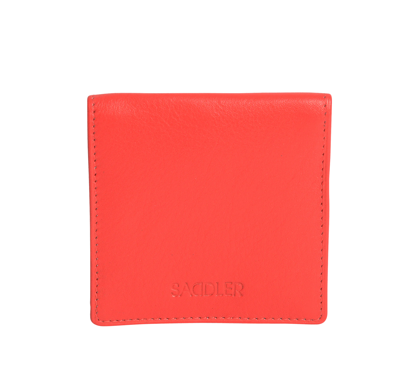SADDLER POPPY Leather Square Mini Tray Purse