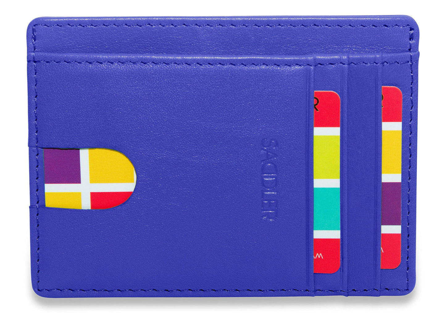 Slim Leather Card Holder "Stella" – Handmade by Saddler |Gift Boxed