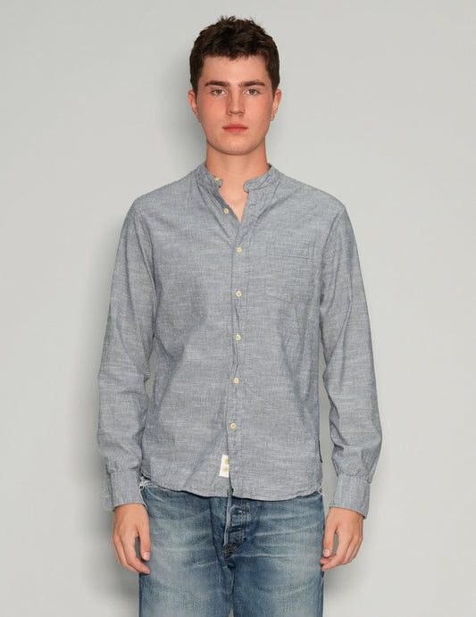 Party Back Granddad Collar Shirt