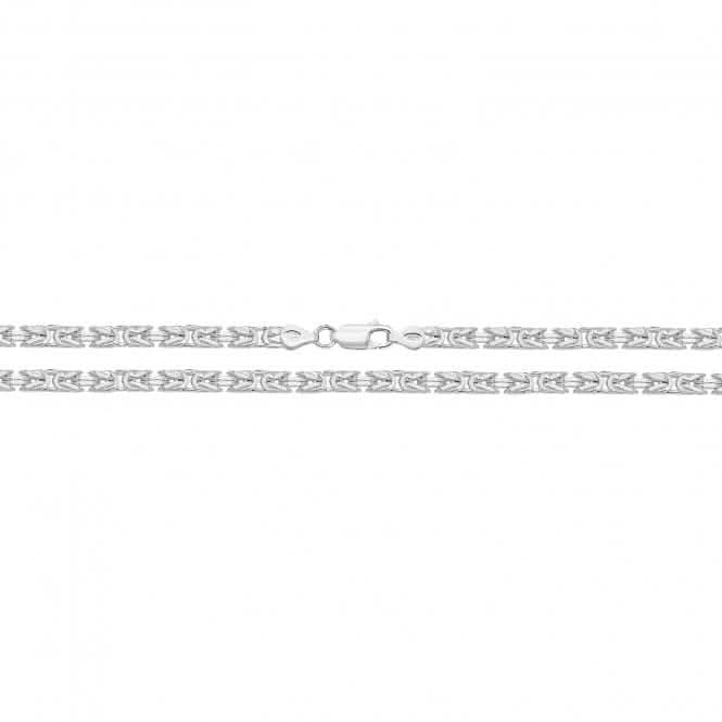 Acotis Silver Chain Bracelet Byzantine G1042