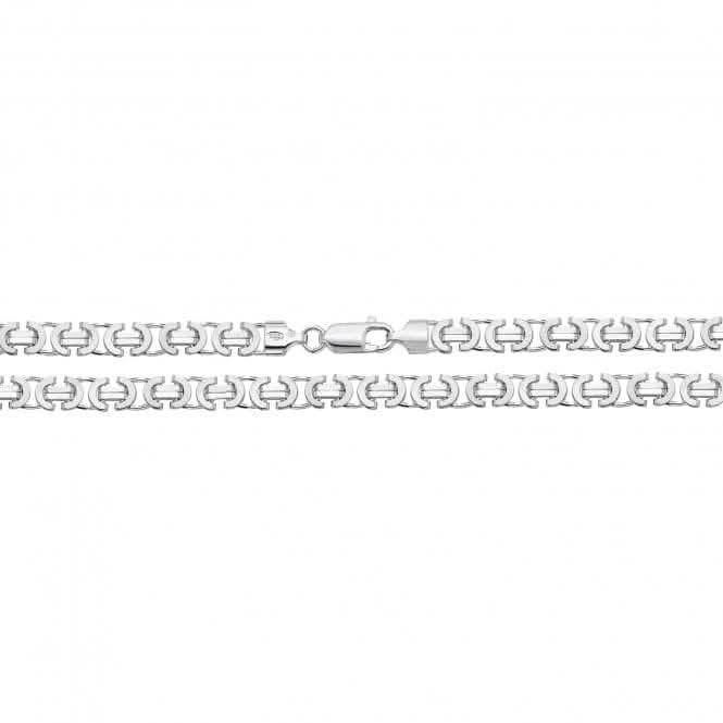 Acotis Silver Chain Flat Byzantine G1036