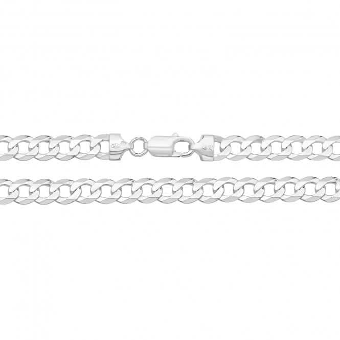 Acotis Silver Chain Flat Curb G1070