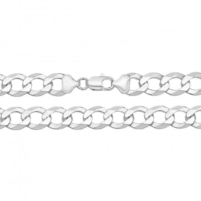 Acotis Silver Chain Flat Open Curb G1159