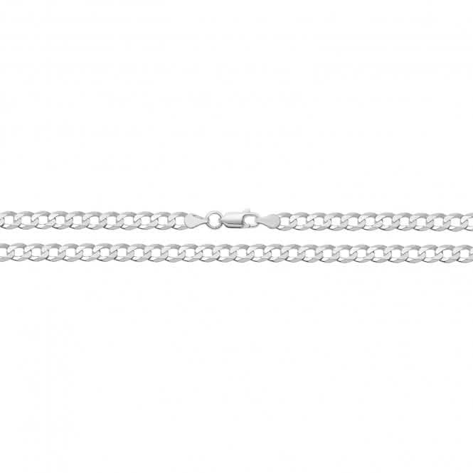 Acotis Silver Chain Flat Open Curb G1243