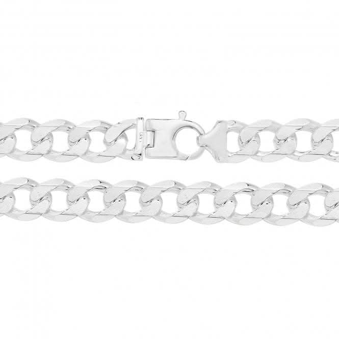 Acotis Silver Chain Heavy D/Cut Curb G1210